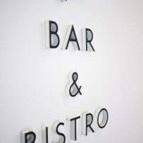 Enseigne – Bar & Bistro – Atelier graphic Saint Martin en Haut